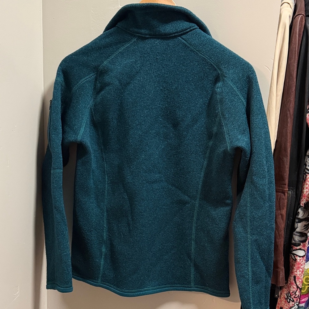 Patagonia Deep Teal Quarter-Zip Fleece - Picture 5 of 5